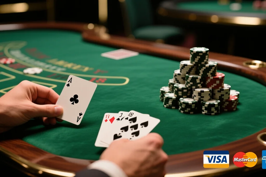 Jogos de cartas de cassino: blackjack e outros