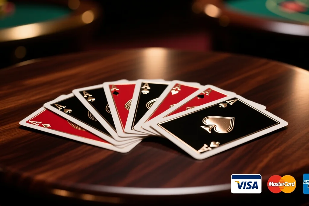 Jogos de cartas de cassino: blackjack e outros