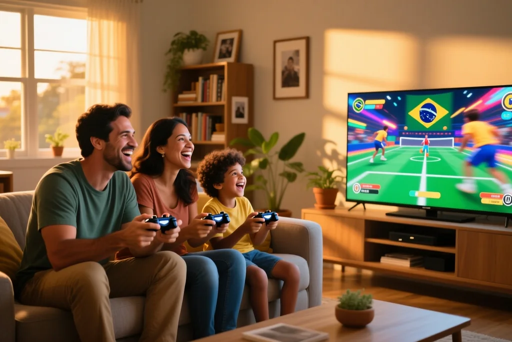 Jogos esportivos em família: como unir todos em casa